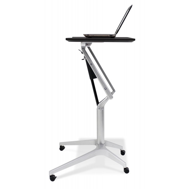 Jesper Office 201 Workpad Stand Up Height Adjustable Desk - Black Top (201-BLK)