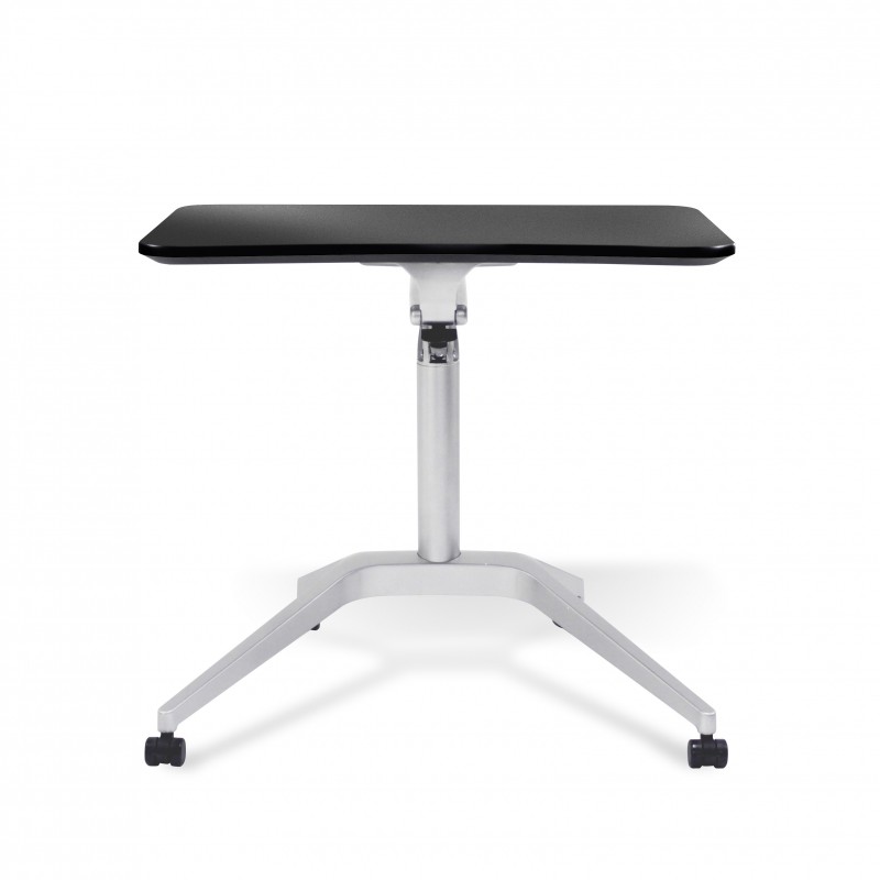 Unique Furniture 201 Workpad Stand Up Height Adjustable Desk - Black Top (201-BLK)