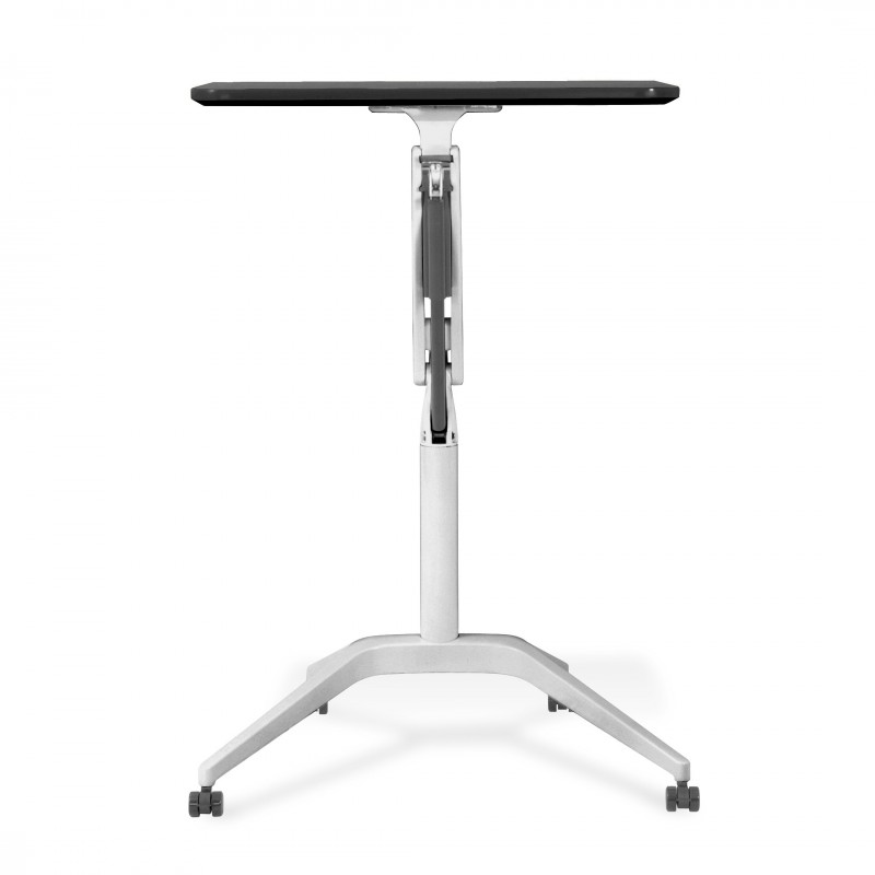 Unique Furniture 201 Workpad Stand Up Height Adjustable Desk - Black Top (201-BLK)