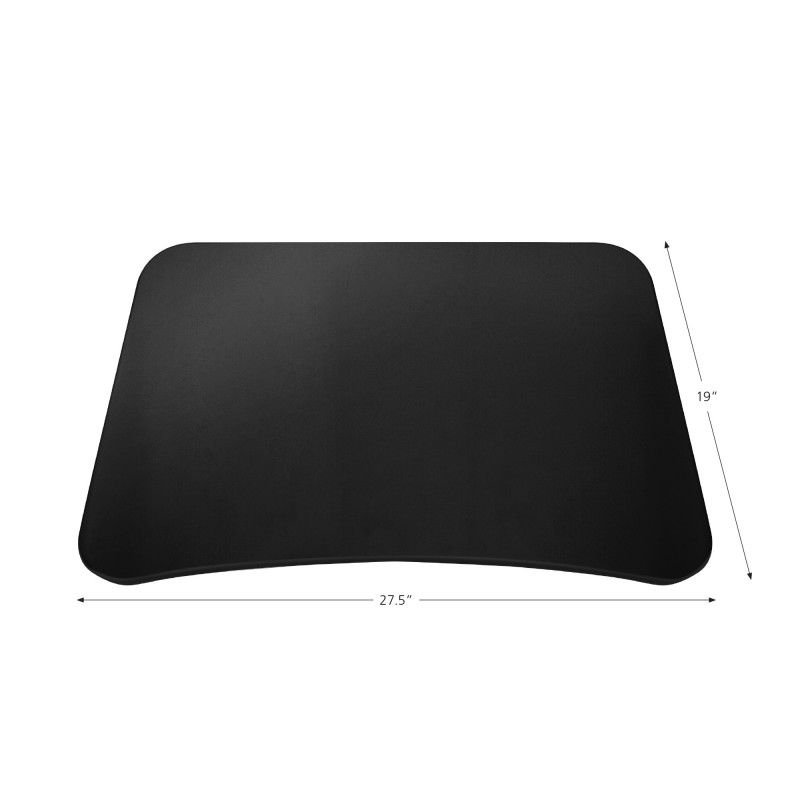 Unique Furniture 201 Workpad Stand Up Height Adjustable Desk - Black Top (201-BLK)