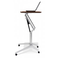 Jesper Office 201 Workpad Stand Up Height Adjustable Desk with Cherry Top (201-CH)