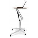 Jesper Office 201 Workpad Height Adjustable Laptop Desk - Walnut Top