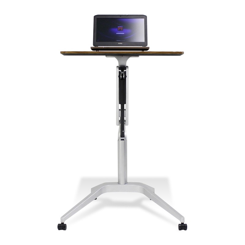 Unique Furniture 201 Workpad Height Adjustable Laptop Desk - Walnut Top (201-WAL)