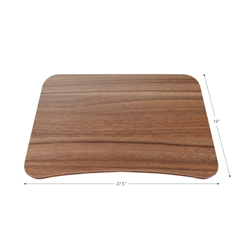 Unique Furniture 201 Workpad Height Adjustable Laptop Desk - Walnut Top (201-WAL)