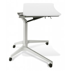 Jesper Office 201 Workpad Height Adjustable Laptop Desk - White Top (201-WH)