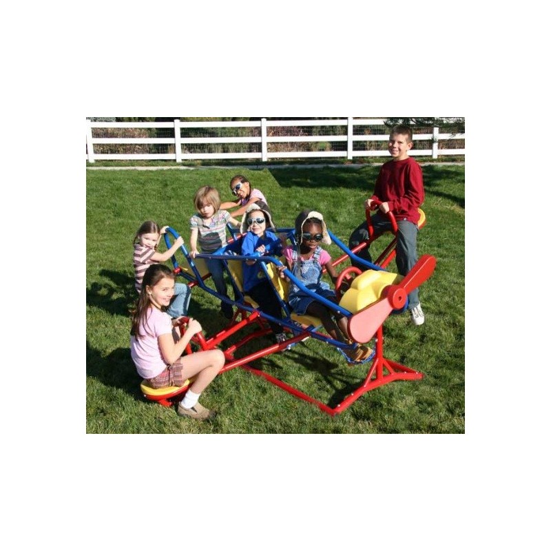 Lifetime Ace Flyer Airplane Teeter Totter - Primary Colors  (151110)