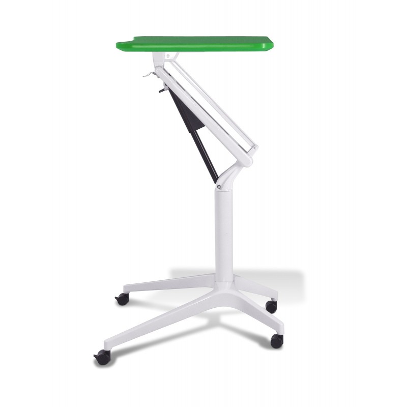 Unique Furniture 201 Workpad Height Adjustable Laptop Desk - Green Top (201-GRE)