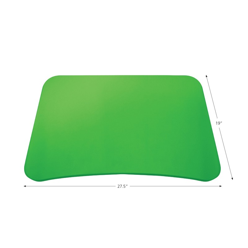 Unique Furniture 201 Workpad Height Adjustable Laptop Desk - Green Top (201-GRE)