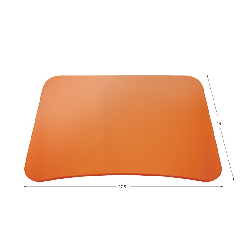 Unique Furniture 201 Workpad Height Adjustable Laptop Desk - Orange Top (201-ORA)