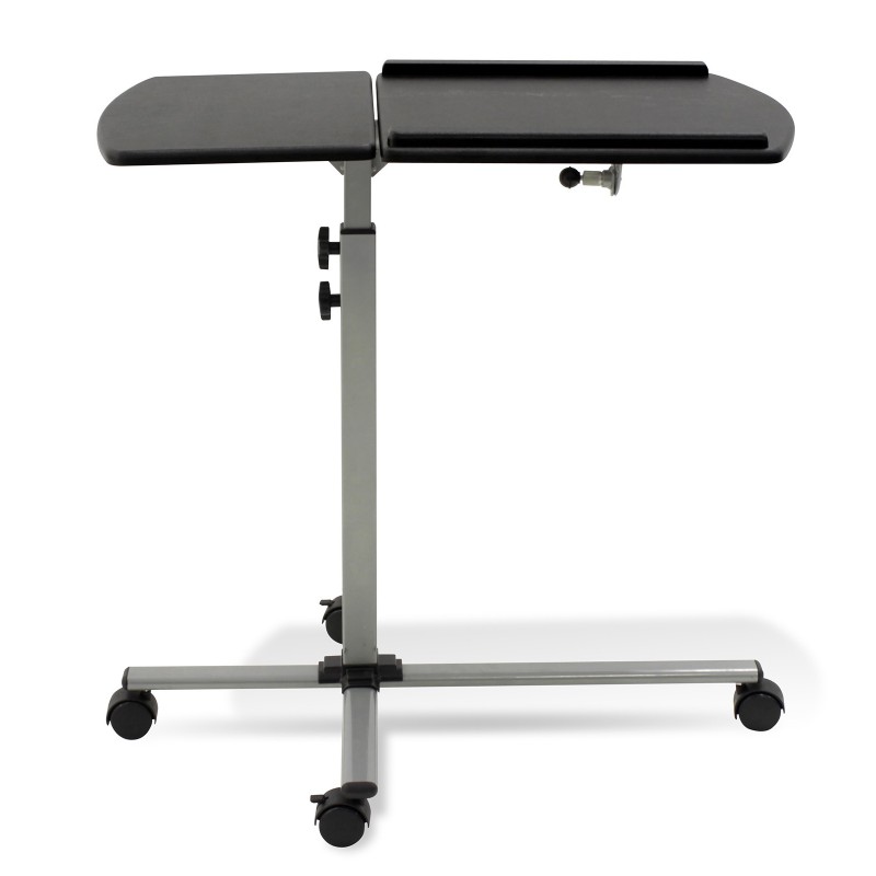 Unique Furniture 202 Height Adjustable Laptop Desk Black Top (202-BLK)