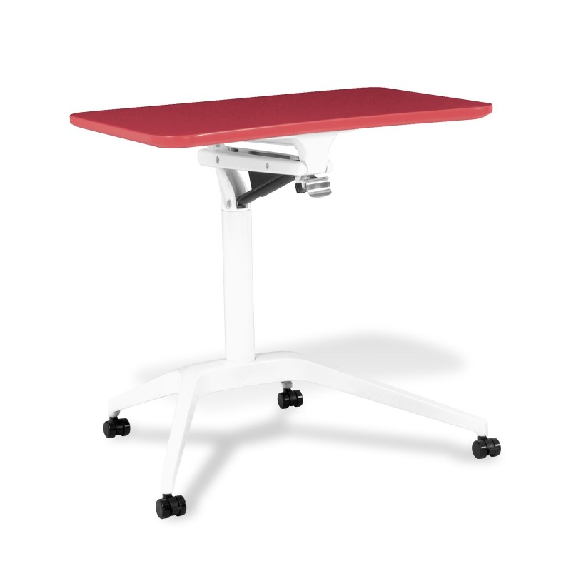 Unique Furniture 201 Workpad Height Adjustable Laptop Desk Red Top (201-RED)
