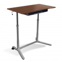 Jesper Office 204 Height Adjustable Sit Stand Desk Cherry (204-CH)