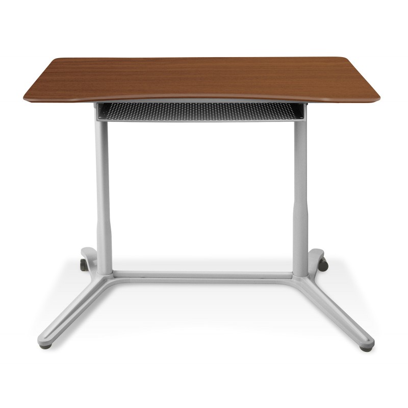 Unique Furniture 204 Height Adjustable Sit Stand Desk Cherry (204-CH)