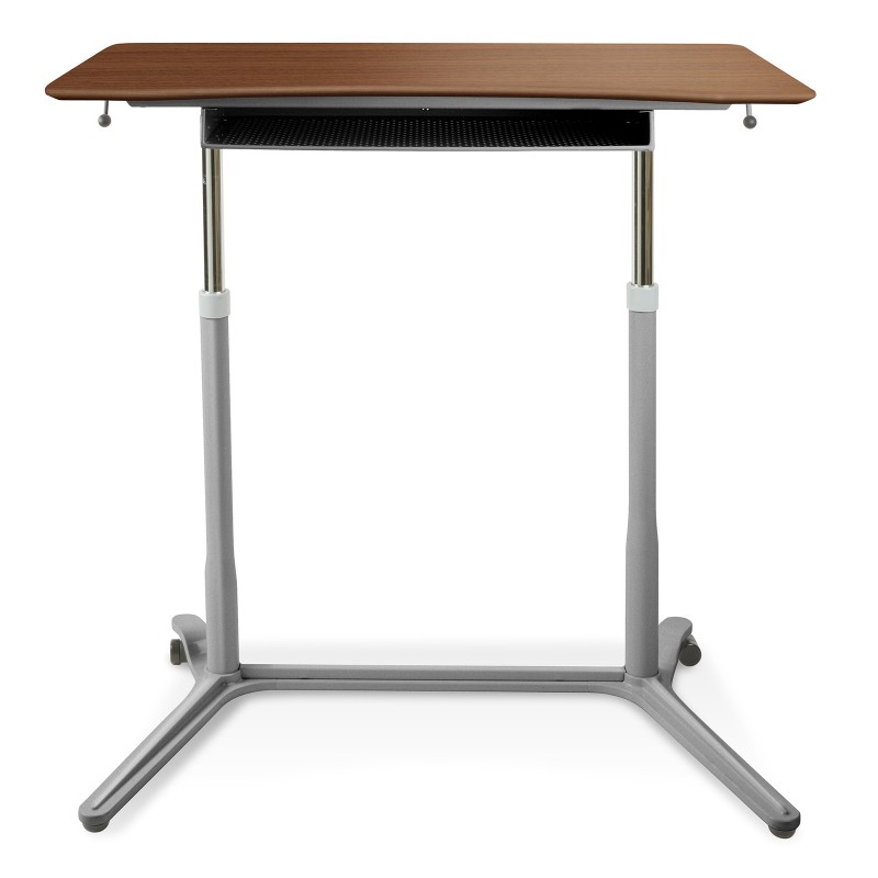 Unique Furniture 204 Height Adjustable Sit Stand Desk Cherry (204-CH)