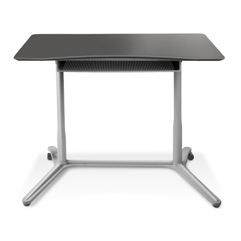 Unique Furniture 204 Height Adjustable Sit Stand Desk Espresso (204-ESP)