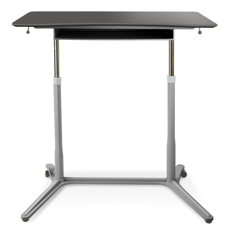 Unique Furniture 204 Height Adjustable Sit Stand Desk Espresso (204-ESP)