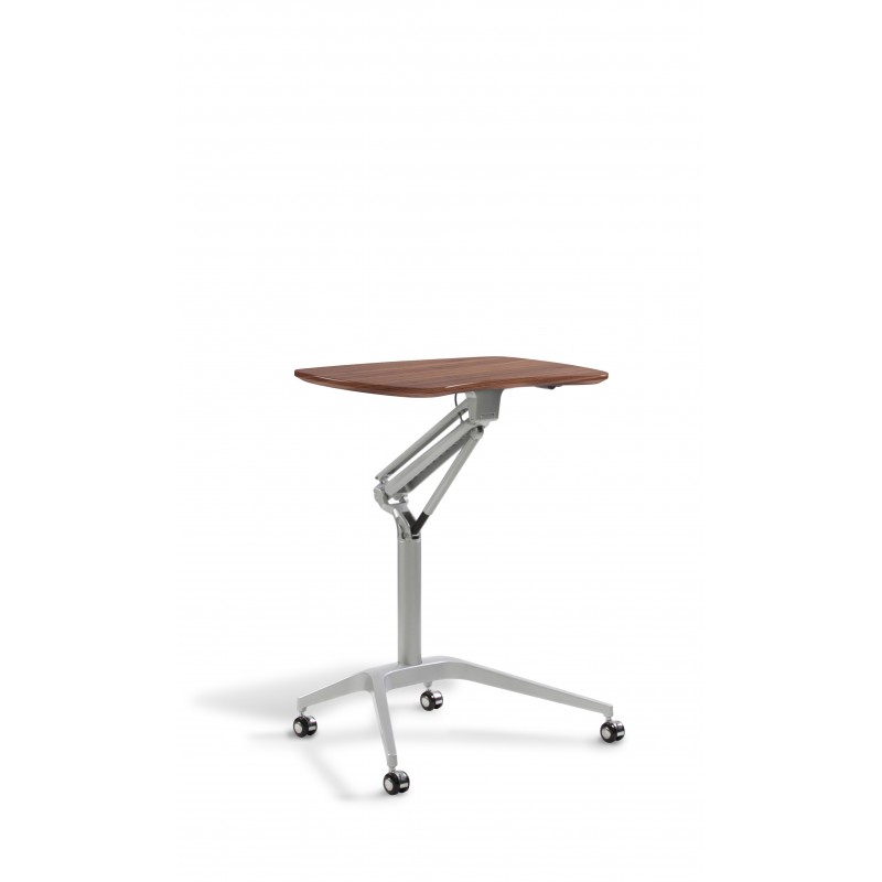 Unique Furniture Laptop Cart Height Adjustable Desk - Cherry (208-CH)