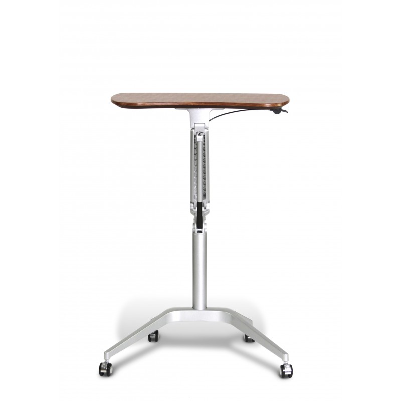 Unique Furniture Laptop Cart Height Adjustable Desk - Cherry (208-CH)