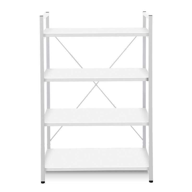 Jesper Office Metal Frame Bookcase - White  (213-WH)