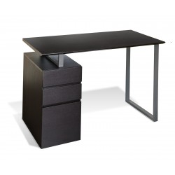 Unique Furniture Writing Desk with Drawers - Espresso (220-ESP)