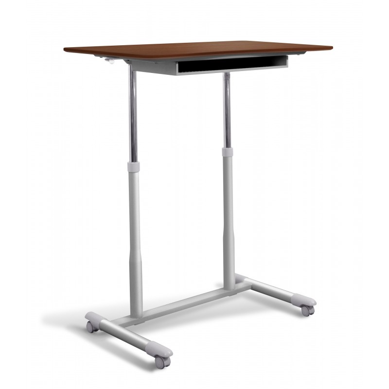 Jesper Office 205 Stand Up Desk Height Adjustable & Mobile Cherry Top (205-CH)