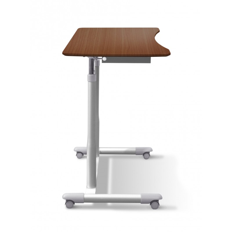 Unique Furniture 205 Stand Up Desk Height Adjustable & Mobile Cherry Top (205-CH)