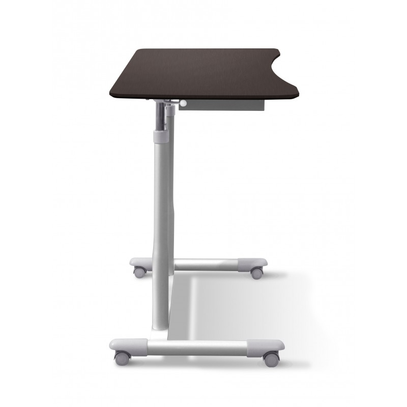 Unique Furniture 205 Stand Up Desk Height Adjustable & Mobile Espresso Top (205-ESP)