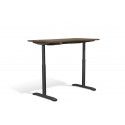 Jesper Office Collection Electric Height Adjustable Sit Stand Desk 55" Walnut (75527-WAL)