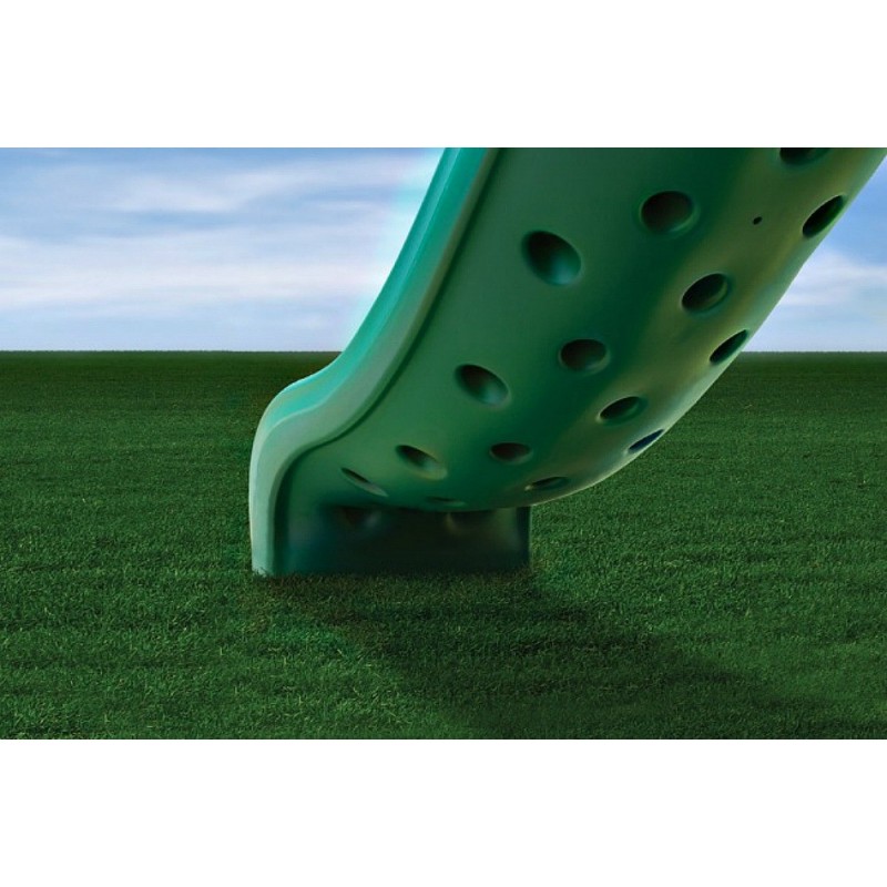 Gorilla Chateau Clubhouse Swing Set w/ Amber Posts and and Sunbrella® Canvas Forest Green Canopy - Amber (01-0035-AP-2)