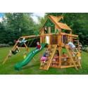 Gorilla Navigator Treehouse Cedar Wood Swing Set Kit w/ Amber Posts - Amber (01-0056-AP)