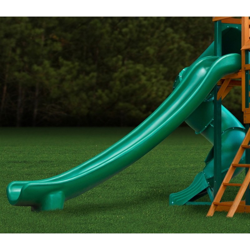 Gorilla Great Skye II Treehouse Cedar Wood Swing Set Kit w/ Amber Posts - Amber (01-0059-AP)