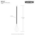 Lifetime Adjustable Stand Up Paddle (SUP) for Paddleboards (90747)