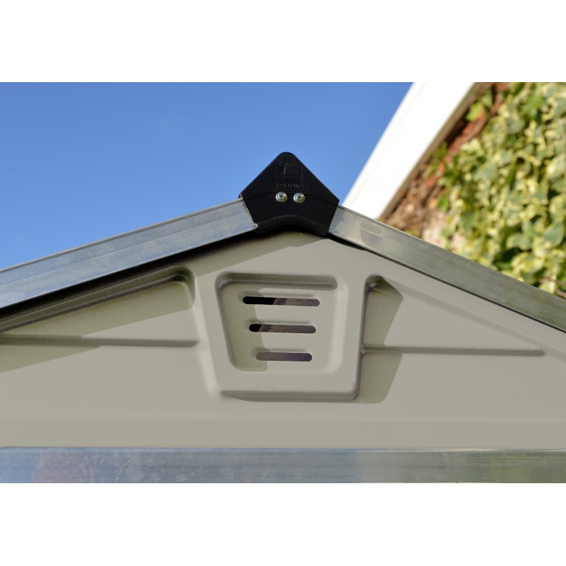 Palram - Canopia 6x12 Skylight Storage Shed Kit - Tan (HG9612T)