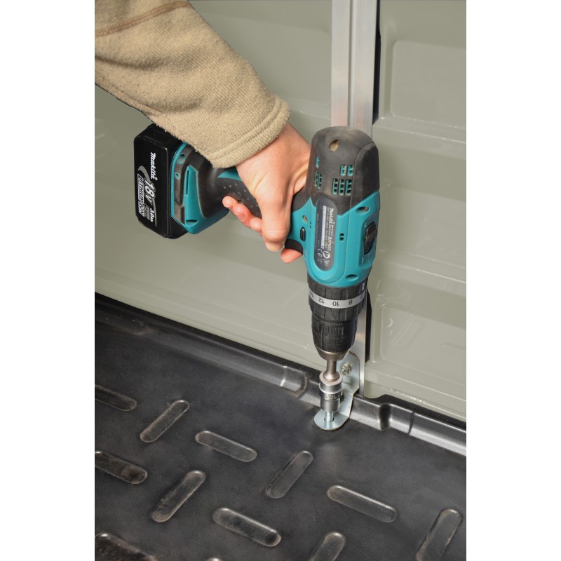 Palram - Canopia 6x12 Skylight Storage Shed Kit - Tan (HG9612T)