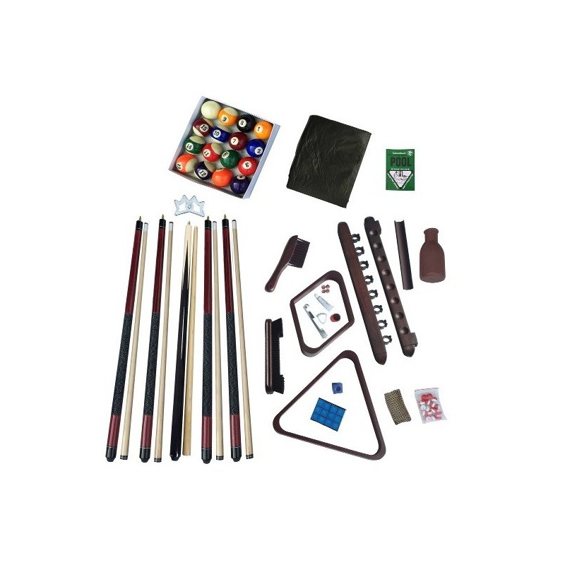 Blue Wave Deluxe Billiards Accessory Kit - Mahogany (NG2540M)