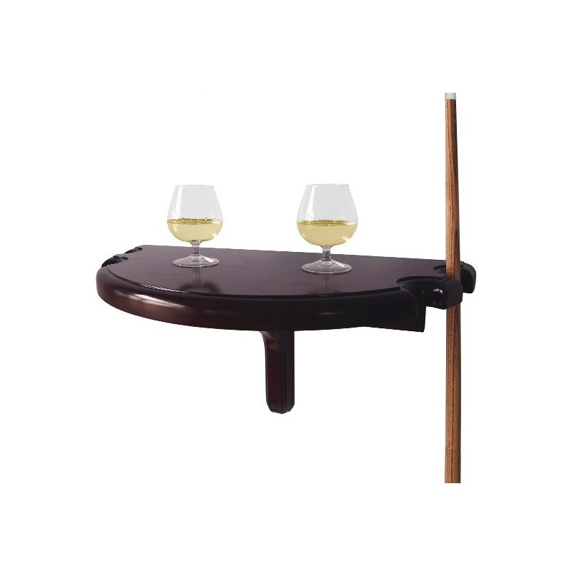 Hathaway Premium Half Moon Wall Shelf - Mahogany (BG2552M)