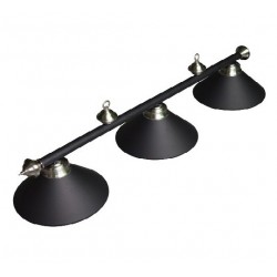 Blue Wave 3-Shade Billiard Light - Black (NG2576)