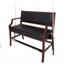 Blue WaHampton Club Spectator Bench - Walnut (NG2554W)