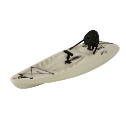 Lifetime 8.5 ft Hydros Angler Kayak w/ Paddle & Rod Holders - Sandstone (90610)