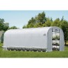 ShelterLogic 12x24x8 Rib Round Style Powder Coated Translucent - Zipper Door (70590) ShelterLogic 12x24x8 Rib Round Style Powder Coated Translucent - Zipper Door (70590)