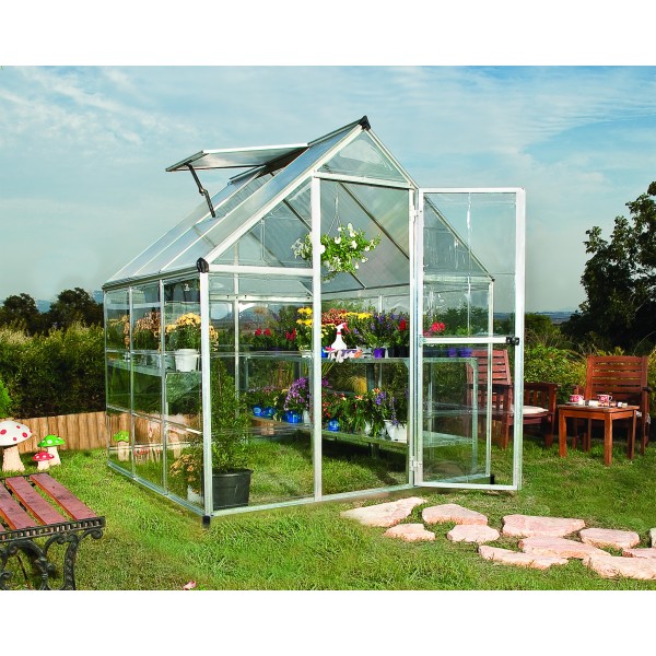 Palram Hybrid 6x6 Greenhouse Kit Silver (HG5506)