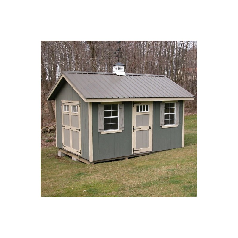 EZ-Fit Riverside 10x16 Wood Shed Kit (ez_riverside1016)