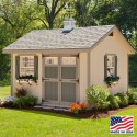 EZ-Fit Heritage 10x16 Wood Shed Kit (ez_heritage1016)