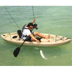 Lifetime Muskie 120 Sit-On-Top Angler Kayak w/ Paddle (90508)