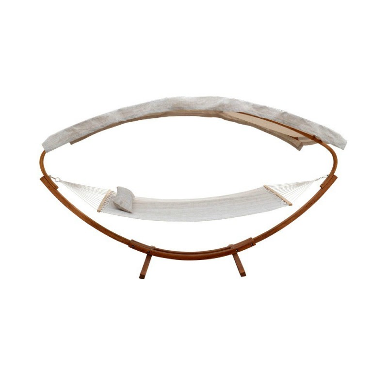 Leisure Season Hammock Stand With Hammock & Canopy (HSWC115)