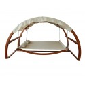 Leisure Season Swing Bed with Canopy (SBWC402)
