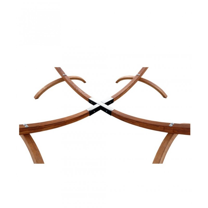 Leisure Season Square Hammock Stand With Hammock & Canopy (SHWC112)