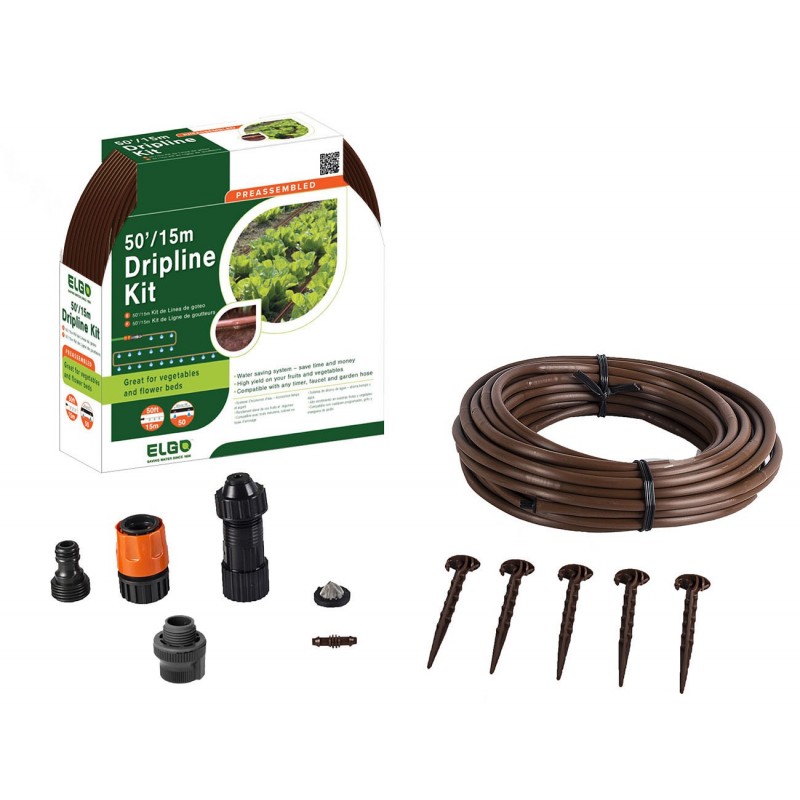 ELGO 50' Drip Line Kit (ELDP15) ELGO 50' Drip Line Kit (ELDP15)