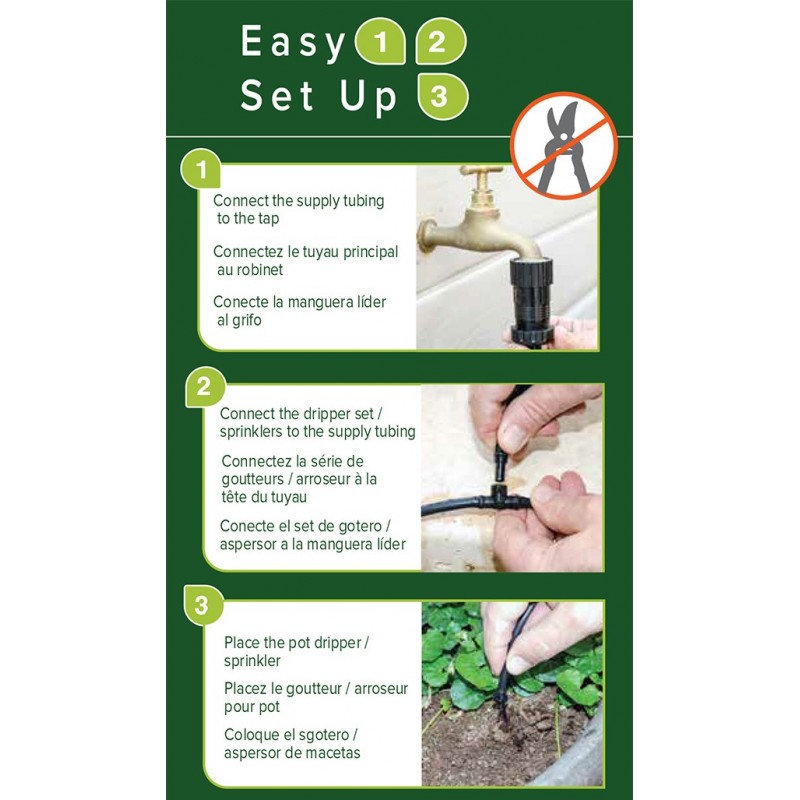 ELGO 2-in-1 Watering Kit - Misting Sprinklers & Dripper Set (ELMGS48)