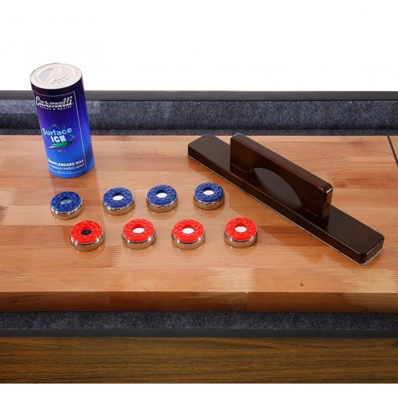 Carmelli Challenger 14ft. Shuffleboard Table - Walnut (NG1218)